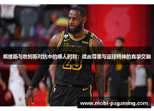 戴维斯与詹姆斯对抗中的感人时刻:彼此尊重与篮球精神的真挚交融 戴维斯与詹姆斯对抗中的感人时刻:彼此尊重与篮球精神的真挚交融