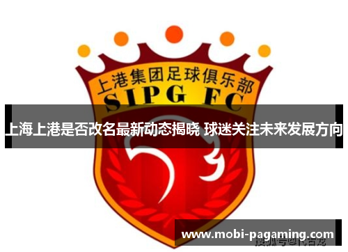 上海上港是否改名最新动态揭晓 球迷关注未来发展方向 上海上港是否改名最新动态揭晓 球迷关注未来发展方向