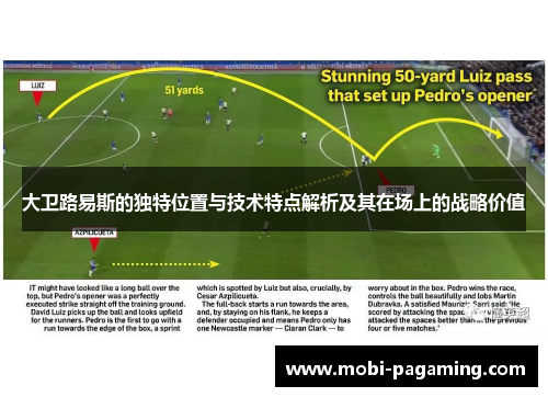 大卫路易斯的独特位置与技术特点解析及其在场上的战略价值