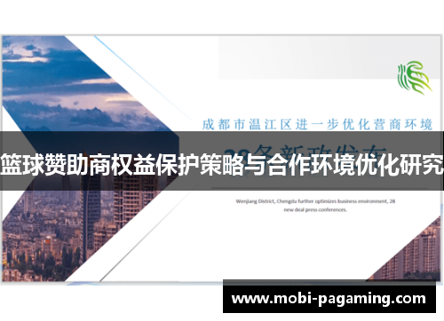 篮球赞助商权益保护策略与合作环境优化研究