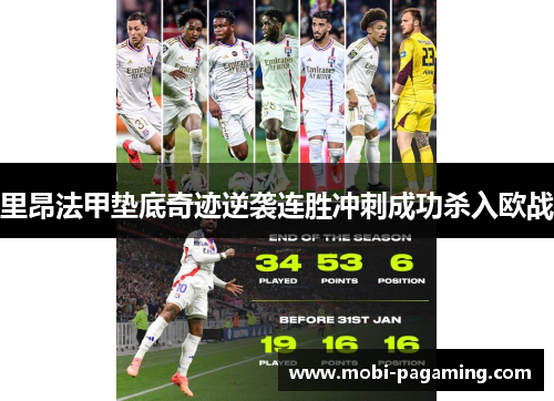 里昂法甲垫底奇迹逆袭连胜冲刺成功杀入欧战